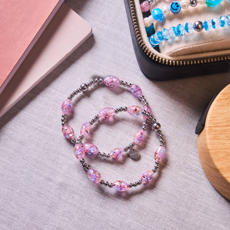 Strawberry Garden | Lunar Glass Bloom Bracelet