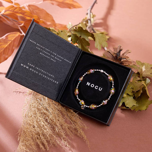 Caramel Rose | Lunar Glass Bloom Bracelet