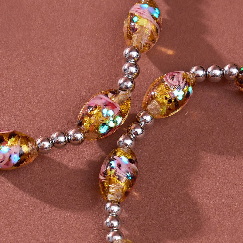 Caramel Rose | Lunar Glass Bloom Bracelet