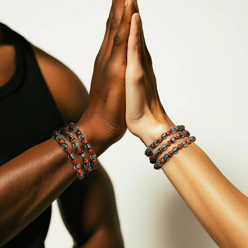 Nocturne | Firework Glass Pumpkin Bracelet