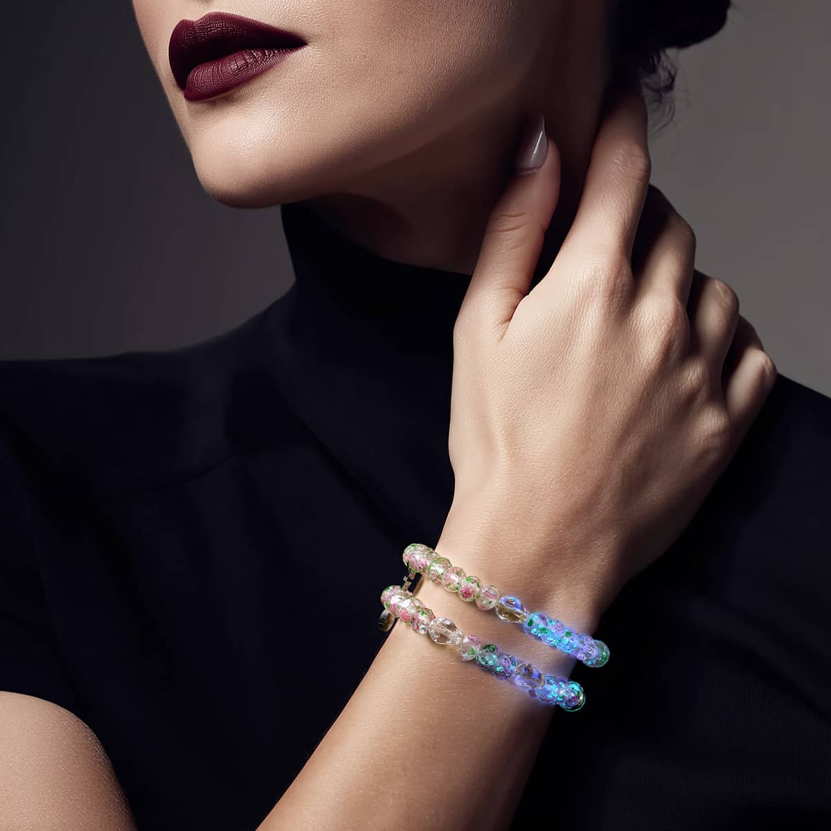 NOGU.studio - NOGU - Firefly Glass Bracelets - Crystal Bloom | Firefly Glass Diamonds Bracelet