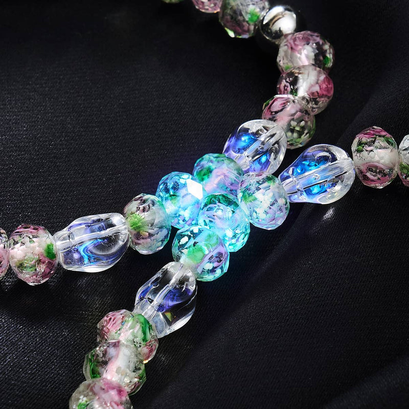 Crystal Bloom | Firefly Glass Diamonds Skull Bracelet