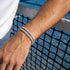 Rhodium x Crystal | Tennis Club Bracelet