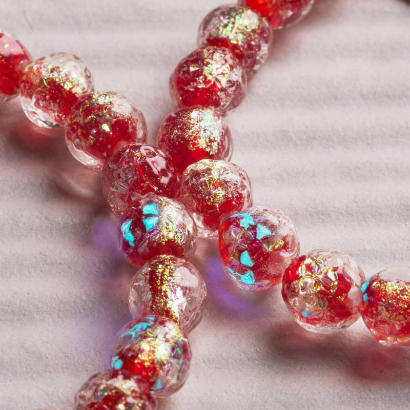 Cherry Ice | Firework Glass Ice Drop Bracelet