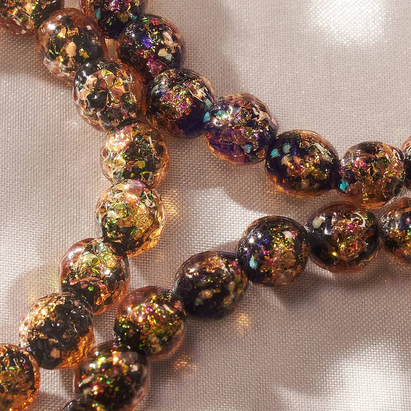 Caramel Ice | Firework Glass Ice Drop Bracelet