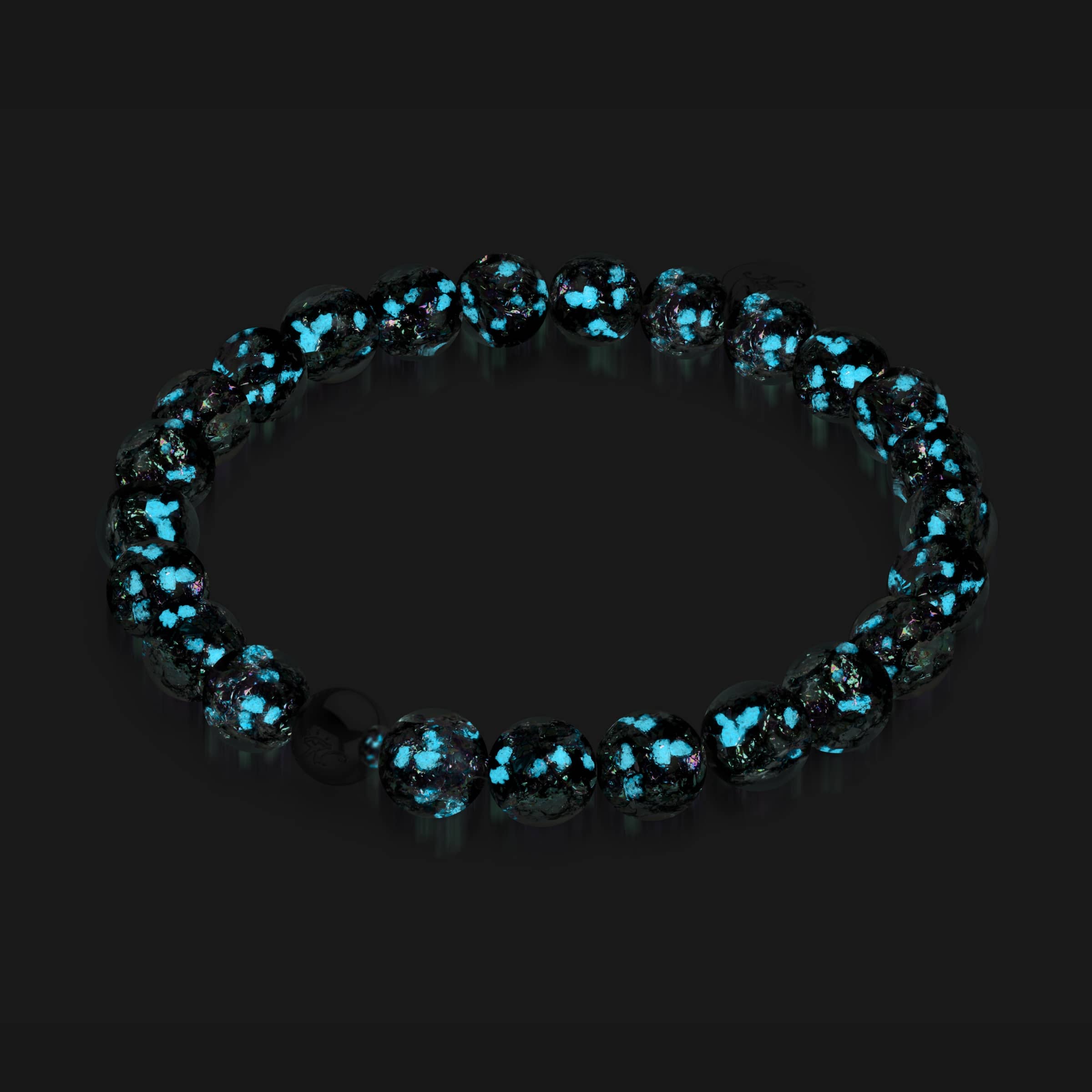Teal Potion | Firework Glass Neon Bracelet