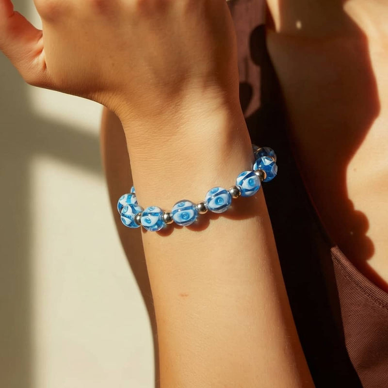 Blue Wave | Firefly Glass Bracelet