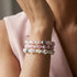 Pink Micro Hearts | Crystal Millefiori Bracelet