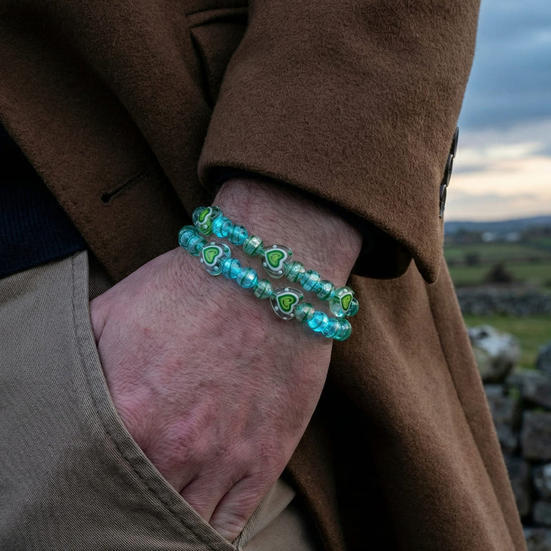 Mint Heartbreaker | Firework Glass Sugar Bracelet