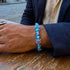 Aquamarine Heartbreaker | Firework Glass Sugar Bracelet