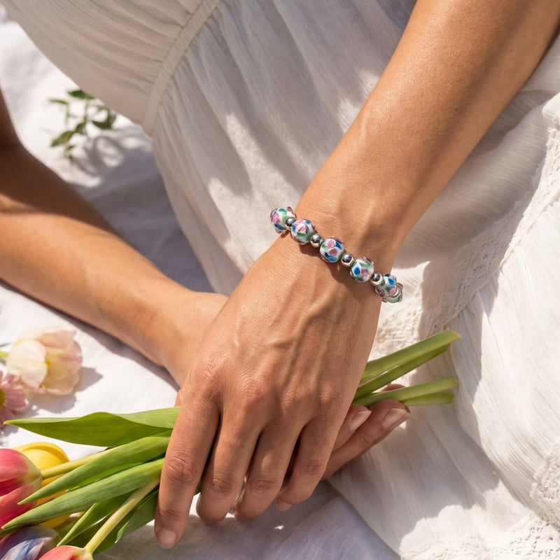 Firefly Glass Tulip Bracelet