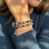 Black | Firefly Glass Bloomswirl Bracelet