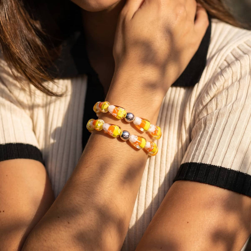 Sugar Spell | Firefly Glass Candy Corn Bracelet