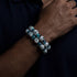 Teal Crypt | Firework Glass Mummy Bracelet