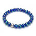 Sapphire | .925 Sterling Silver | Firefly Glass Bracelet