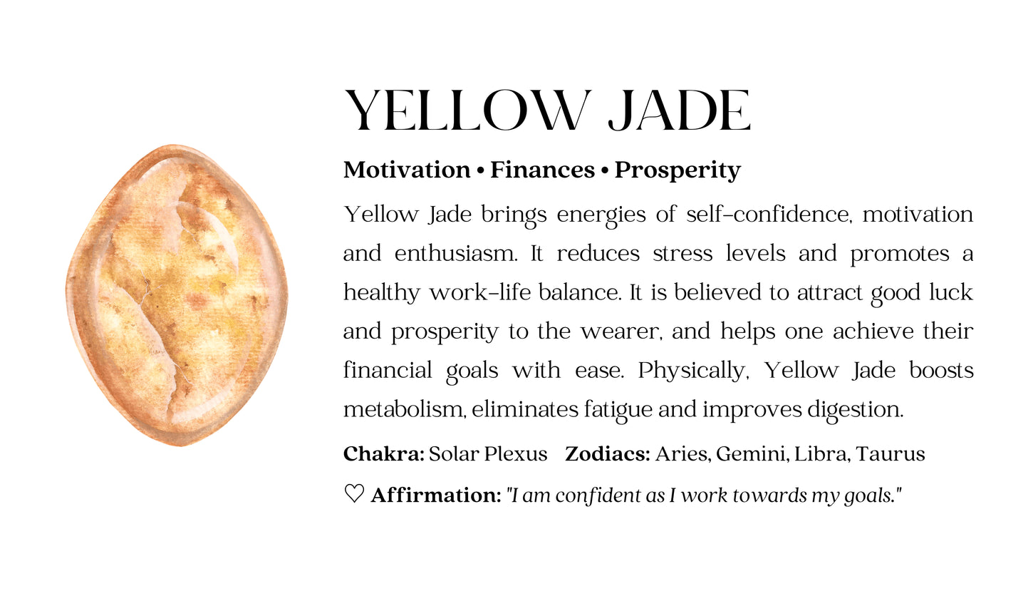 YELLOW JADE GEMSTONE