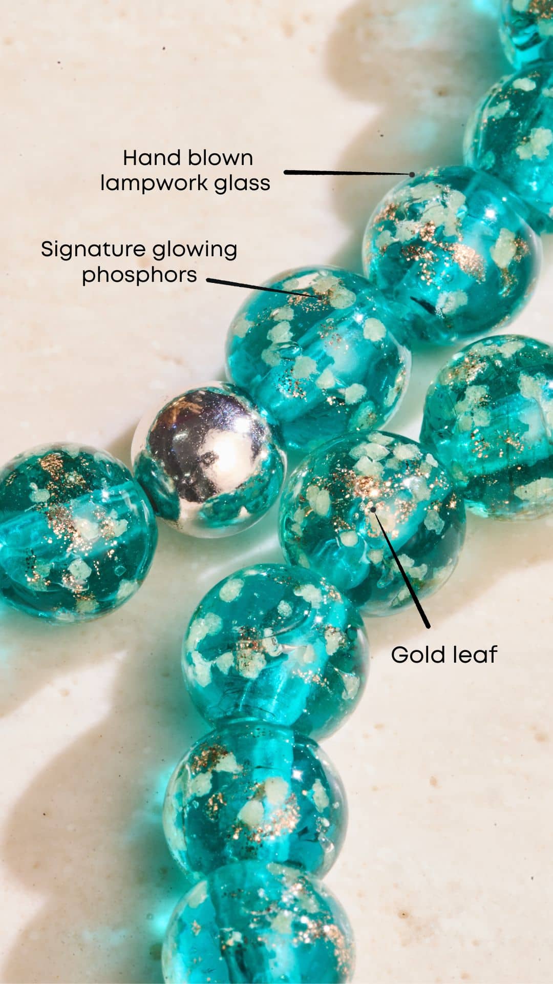 Topaz Flame Firefly Glass