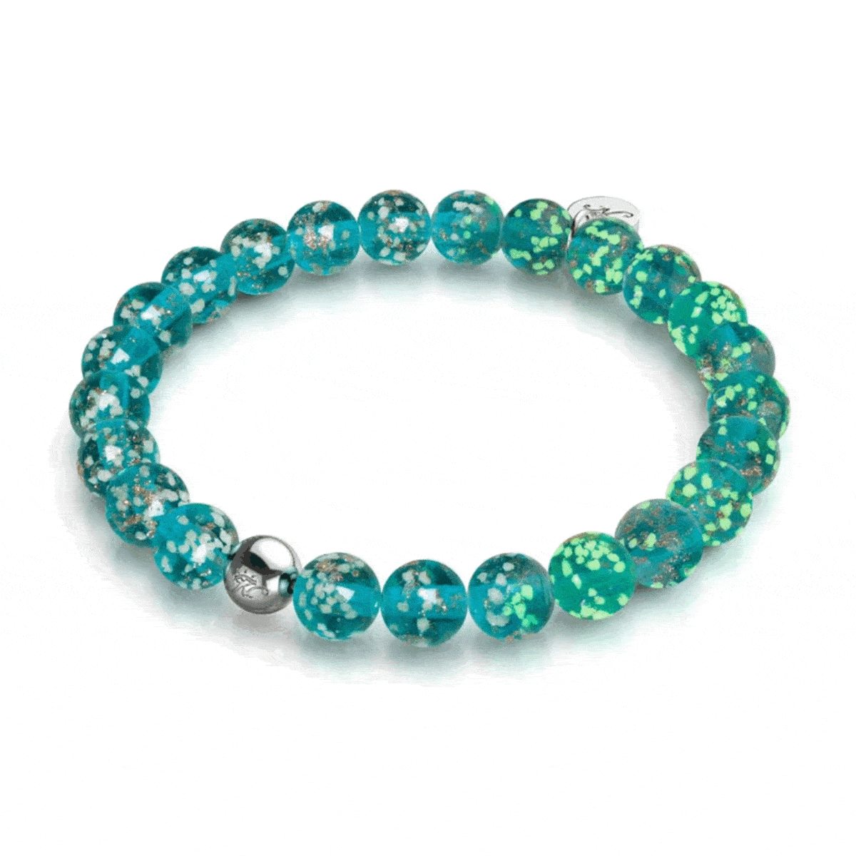 Teal Firefly Glass