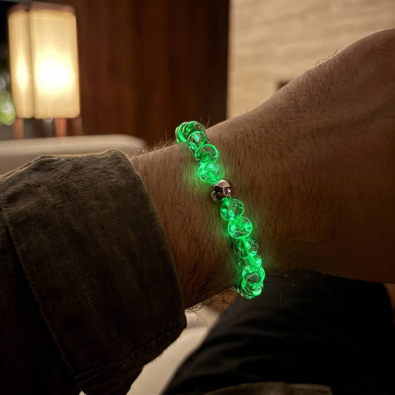 Green Zinnia | Firefly Glass Diamonds Bracelet
