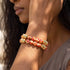 Golden Snake | Firefly Glass Swirl Bracelet