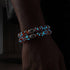 In Love | .925 Sterling Silver | Firework Glass Bracelet