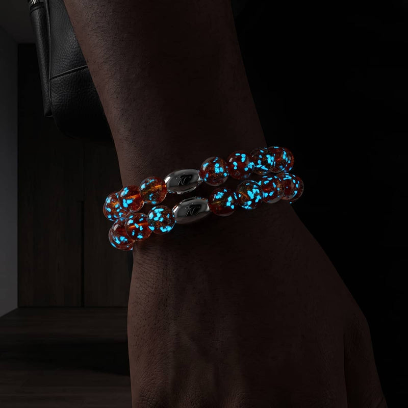 In Love | .925 Sterling Silver | Firework Glass Bracelet