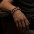 Glowing Ember | .925 Sterling Silver | Firefly Glass Bracelet