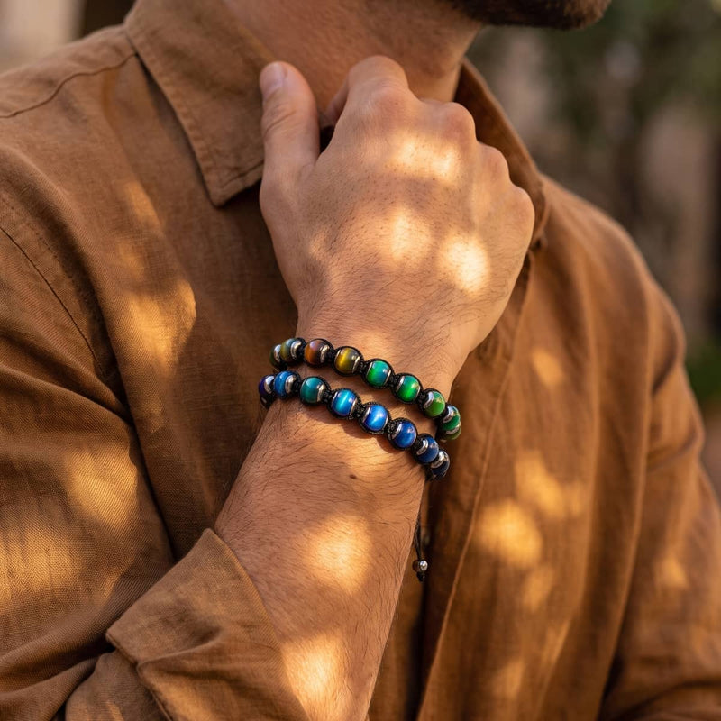 Chromata | Silver x Black | Mood Stone Charmballa