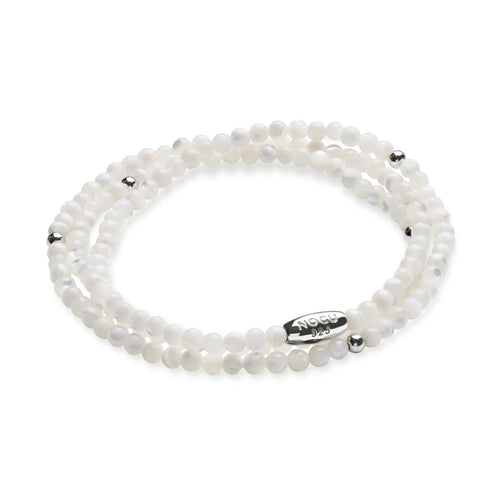 Pearlescent Jasper | .925 Sterling Silver | Gemstone Wrap