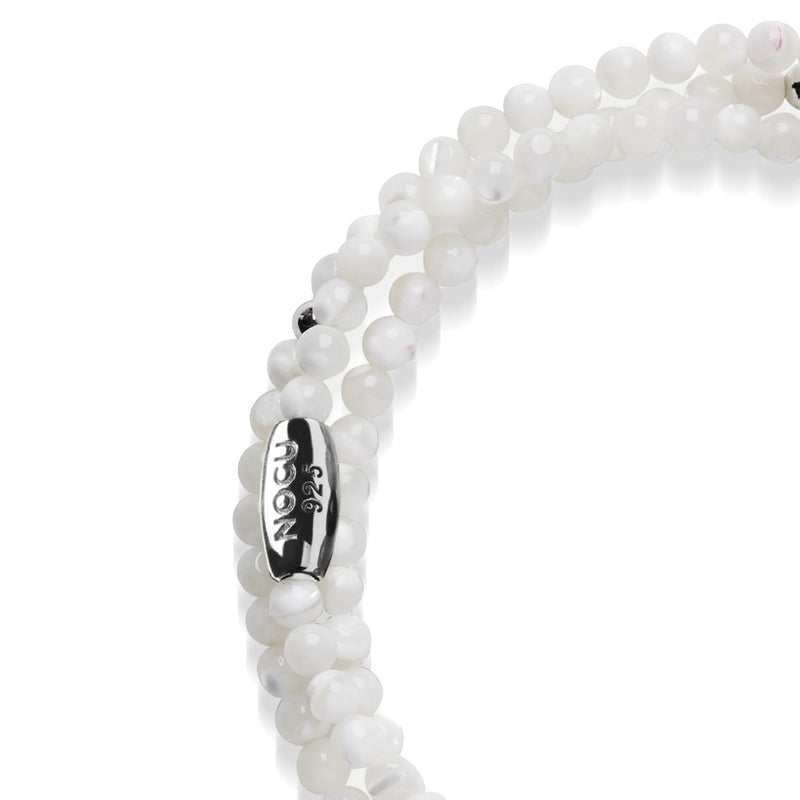 Pearlescent Jasper | .925 Sterling Silver | Gemstone Wrap