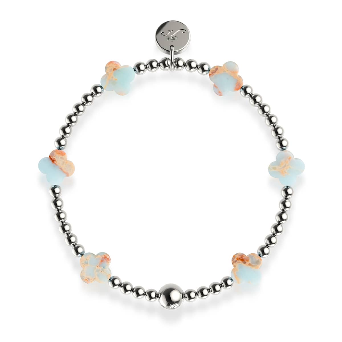 Misty Meadow | Silver | Clover Essence Bracelet