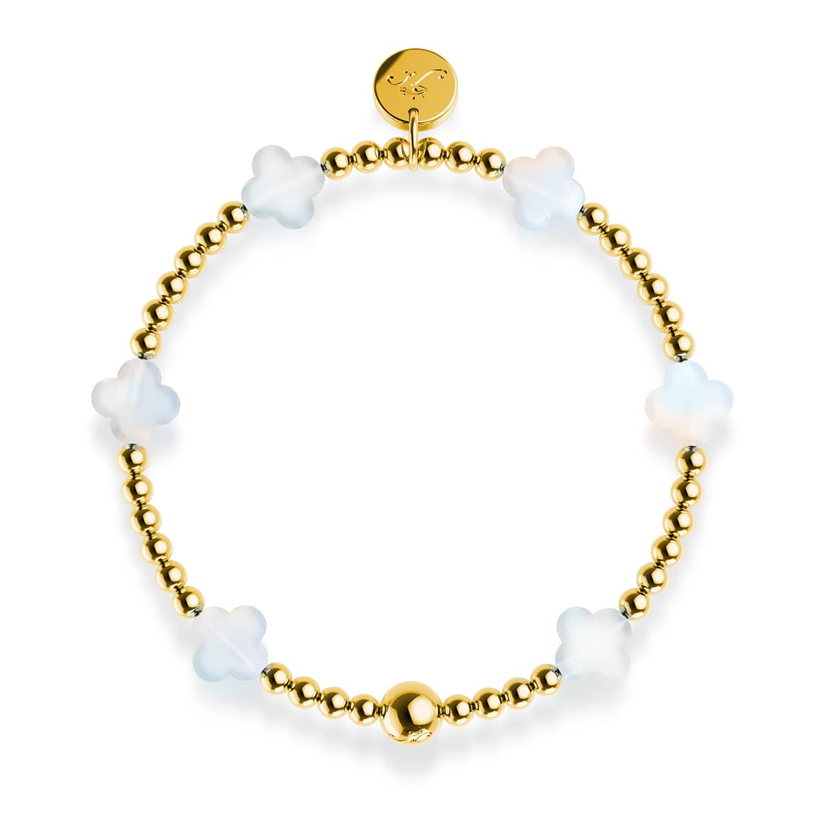 Moonlit Shamrock | Gold | Clover Essence Bracelet