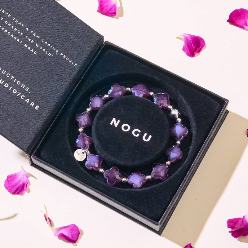 Violet Spring | Clover Bracelet