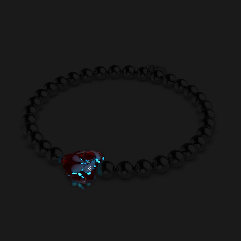 Crimson Swirl | Glowing Heart Essence Bracelet