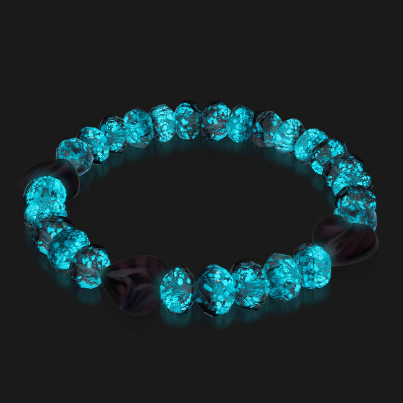 Plum | .925 Sterling Silver | Glowing Gradient Hearts Bracelet