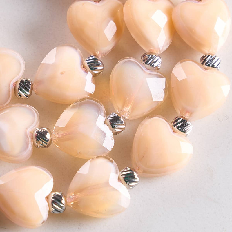 Rosé Heartstring | Crystal Macrame Bracelet