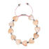 Rosé Heartstring | Crystal Macrame Bracelet