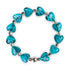 Seafoam Swirl | Crystal Heart Bracelet