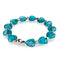 Seafoam Swirl | Crystal Heart Bracelet