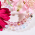 Plum Garden | .925 Sterling Silver | Aurum Glass Bracelet