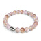 Plum Garden | .925 Sterling Silver | Aurum Glass Bracelet