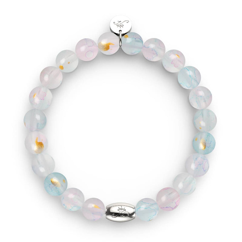 Spring Breeze | .925 Sterling Silver | Aurum Glass Bracelet