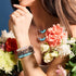 Spring Breeze | .925 Sterling Silver | Aurum Glass Bracelet