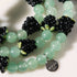 Black x Green Aventurine | .925 Sterling Silver | Berry Bracelet