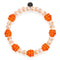 Orange x Champagne Pearl | .925 Sterling Silver | Berry Bracelet