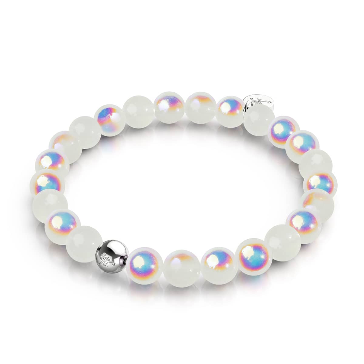 Lychee | .925 Sterling Silver | Bubble Glass Bracelet