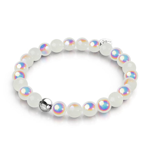 Lychee | .925 Sterling Silver | Bubble Glass Bracelet