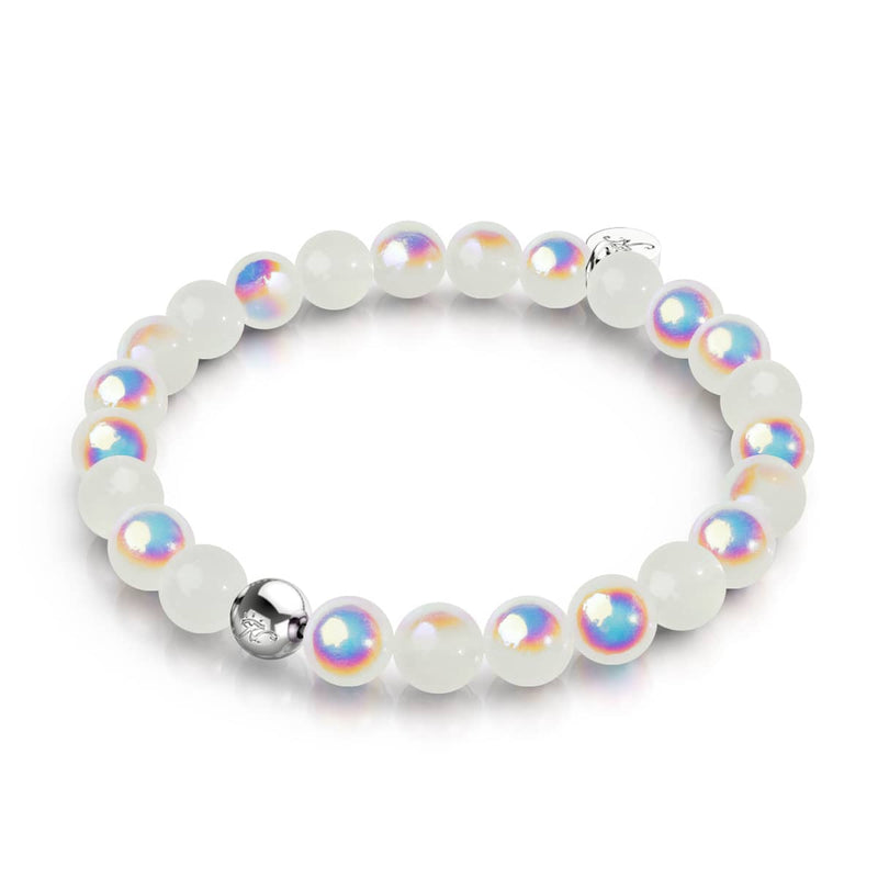 Lychee | .925 Sterling Silver | Bubble Glass Bracelet