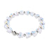 Morning Dew | Silver | Rainbow White Butterfly Bracelet