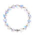Morning Dew | Silver | Rainbow White Butterfly Bracelet